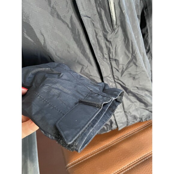 Columbia Rain Jacket Women’s  Black Pouration Hooded Breathable Venting SZ M - Picture 11 of 13